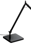 Lampa wolnostojąca biurkowa JACKIE black - LED 10W 3000K 706lm 220-240V AC IP40 dimmable Step DIM - PANZERI • DOSTĘPNA OD RĘKI •