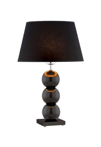 Lampa stołowa wewnętrzna FUDŻI czarny-czarny - E27 15W 230V IP20