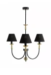 Żyrandol ROMA 3 BLACK - 3xE14 LED 3x10W 230V 50 Hz IP20