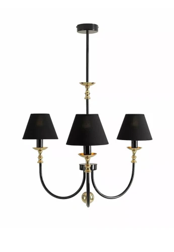 Żyrandol ROMA 3 BLACK - 3xE14 LED 3x10W 230V 50 Hz IP20