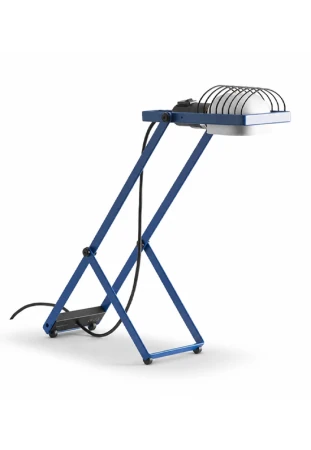 Lampa biurkowa SINTESI niebieska - 11W E27 2700K 887lm 220V IP20 - ARTEMIDE