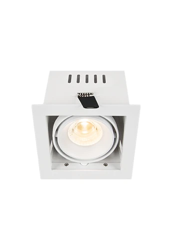 Oprawa oświetleniowa sufitowa wpuszczana COLOMBIA 10 biała - LED COB 10W 2700-3000-4000K 670-685-800lm 250mA IP20 36° - HOFF LIGHT