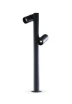 Słupek oświetleniowy zewnętrzny BILLY antracyt - LED CoB 2x7W 3000K 550lm 220-240V IP65 ON-OFF 25° - PAN