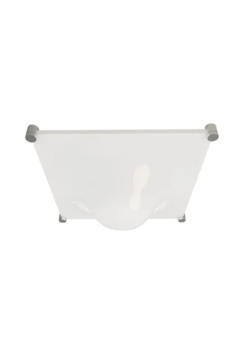 Lampa sufitowo ścienna wewnętrzna BOLLA 50 biały matowy-szary - 16W E27 1950lm 2700K 230V IP20 - MARTINELLI LUCE