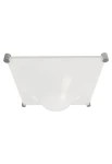 Lampa sufitowo ścienna wewnętrzna BOLLA 60 biały matowy-szary - 16W E27 1950lm 2700K 230V IP20 - MARTINELLI LUCE