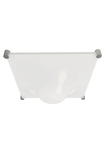 Lampa sufitowo ścienna wewnętrzna BOLLA 60 biały matowy-szary - 16W E27 1950lm 2700K 230V IP20 - MARTINELLI LUCE