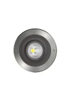 Oprawa oświetleniowa okrągła do gruntu zewnętrzna MOON Ø18,5 cm nikiel mat - LED 15W 3000K 1516lm 220-240V AC 15° IP67