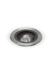 Oprawa oświetleniowa okrągła do gruntu zewnętrzna MOON Ø18,5 cm nikiel mat - LED 15W 3000K 1516lm 220-240V AC 15° IP67