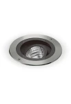 Oprawa oświetleniowa okrągła do gruntu zewnętrzna MOON Ø22 cm nikiel mat - LED 20W 3000K 1985lm 220-240V AC 15° IP67