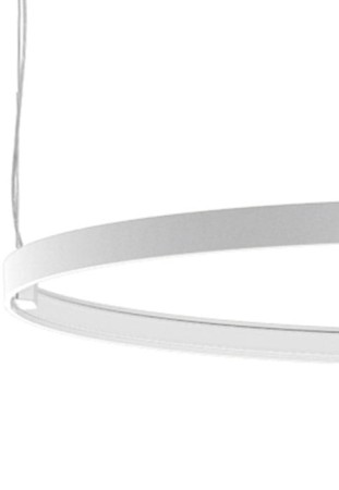 Lampa sufitowa wisząca ZERO ROUND SMART Ø75 white - 2700K, CRI90, 220-240V AC z możliwością ściemniania (ZigBee) - PANZERI 