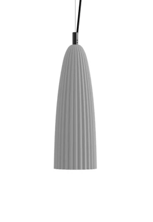 Lampa wisząca SAHARA Ø14 matowy szary - E27 70W 230V IP20 - KARMAN