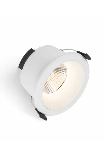 Oprawa oświetleniowa sufitowa wpuszczana BATH biała - LED SMD 6W 625-670-650lm 9W 825-905-855lm 2700-3200-4000K 220-240V IP54 40° UGR <19 - HOFF LIGHT