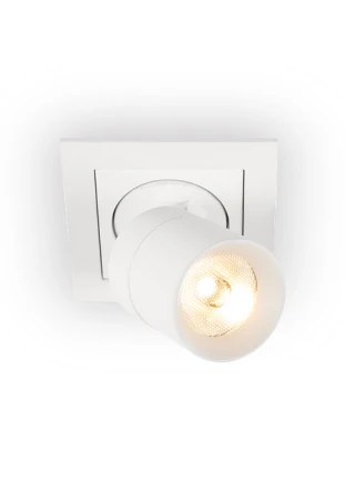 Oprawa oświetleniowa sufitowa wpuszczana PALERMO 3 biała - LED SMD 3W 3000K 210lm 700mA IP20 24° UGR <19 - HOFF LIGHT