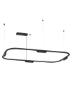 Oprawa sufitowa wisząca CORE czarna - LED 25W 3000K 4x338lm 200-240V AC 36° IP20 