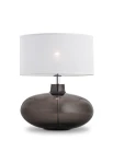 Lampa stołowa wewnętrzna SEKWANA przezroczysty-dymny - E27 15W 230V IP20