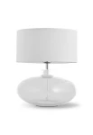 Lampa stołowa wewnętrzna SEKWANA przezroczysta-biała - E27 15W 230V IP20
