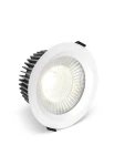 Oprawa oświetleniowa sufitowa wpuszczana ROMANIA 30 biała - LED COB 30W 3000K 2400lm 100-240V 700mA IP65 60°  - HOFF LIGHT