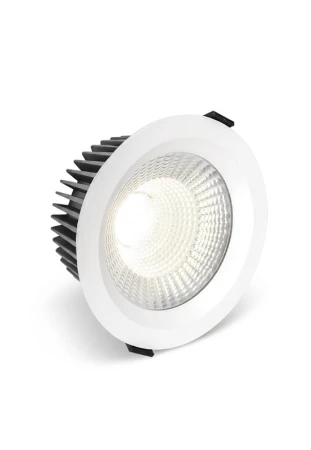 Oprawa oświetleniowa sufitowa wpuszczana ROMANIA 30 biała - LED COB 30W 4000K 2400lm 100-240V 700mA IP65 60° - HOFF LIGHT