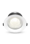 Oprawa oświetleniowa sufitowa wpuszczana ROMANIA 30 biała - LED COB 30W 4000K 2400lm 100-240V 700mA IP65 60° - HOFF LIGHT