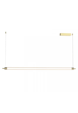 Lampa wisząca wewnętrzna 25447 szczotkowane złoto - LED 33W 3000K 2460lm 220-240V 50/60 Hz IP20 Triac