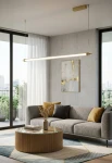 Lampa wisząca wewnętrzna 25447 szczotkowane złoto - LED 33W 3000K 2460lm 220-240V 50/60 Hz IP20 Triac