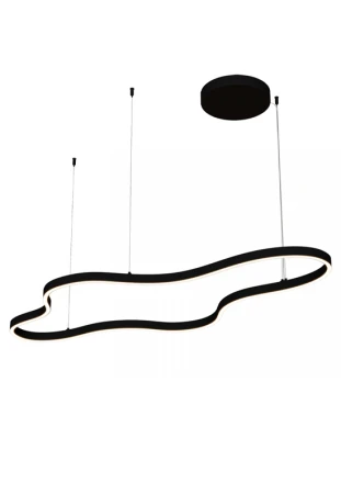 Lampa wisząca wewnętrzna 25415 piaskowa czarń - LED 95W 3000K 3050lm 220-240V 50/60 Hz IP20 Triac