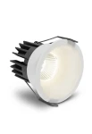 Oprawa oświetleniowa sufitowa wpuszczana LAOS 12 biała - LED COB 12W 4000K 1140lm 300mA IP40 38° - HOFF LIGHT