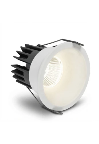 Oprawa oświetleniowa sufitowa wpuszczana LAOS 12 biała - LED COB 12W 3000K 980lm 300mA IP40 25° - HOFF LIGHT