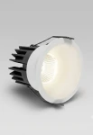Oprawa oświetleniowa sufitowa wpuszczana LAOS 12 biała - LED COB 12W 3000K 980lm 300mA IP40 25° - HOFF LIGHT