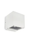 Lampa naścienna zewnętrzna GHANA 12 biała - LED COB 2x6W 3000K 775lm 100-240V IP54 35°-35° - HOFF LIGHT