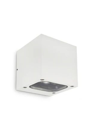 Lampa naścienna zewnętrzna GHANA 12 biała - LED COB 2x6W 3000K 775lm 100-240V IP54 35°-35° - HOFF LIGHT
