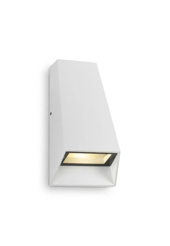 Lampa naścienna zewnętrzna ZAMBIA UP-DOWN biała - LED HP 2x3W 3000K 350lm 100-240V IP54 40°-85° - HOFF LIGHT