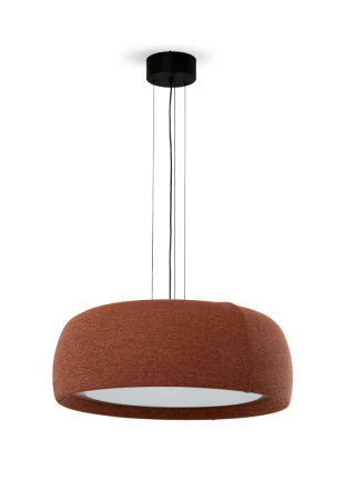 Lampa wisząca wewnętrzna GONG Ø600 mahoniowy brąz-marmurkowa terakota - LED 28W 3000K PHASE CUT 1955lm 220-240V/50-60Hz IP20- LEDS C4