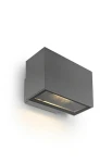 Lampa naścienna zewnętrzna CHILE 6 UP-DOWN antracyt - LED COB 2x3W 3000K 550lm 100-240V IP54 110°-110° - HOFF LIGHT