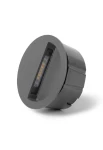 Lampa wpuszczana ścienna ATHENS ROUND 3 Gen.2 antracyt - LED SMD 3W 2200-2700-3200-4000K 165-175-185-200lm 100-240V IP65 50°- HOFF LIGHT