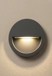 Lampa wpuszczana ścienna ATHENS ROUND 3 Gen.2 antracyt - LED SMD 3W 2200-2700-3200-4000K 165-175-185-200lm 100-240V IP65 50°- HOFF LIGHT