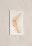 Oprawa ścienna wpuszczana FOCUS biała - GU10 50W 110-240V IP23 - KOHL Light