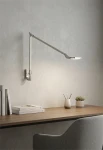 Lampa naścienna JACKIE brushed titanium - LED 10W 3000K 706lm 220-240V AC IP40 dimmable (Step DIM) - PANZERI - aranżacja
