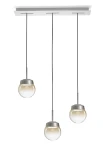 Lampa wisząca wewnętrzna JOTTO Ø15-Ø15-Ø15 stal szczotkowana - 3x10W LED GX53 220-240V AC IP20 - MILOOX