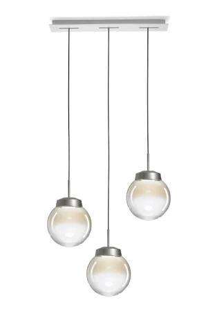Lampa wisząca wewnętrzna JOTTO Ø25-Ø25-Ø25 stal szczotkowana - 3x10W LED GX53 220-240V AC IP20 - MILOOX