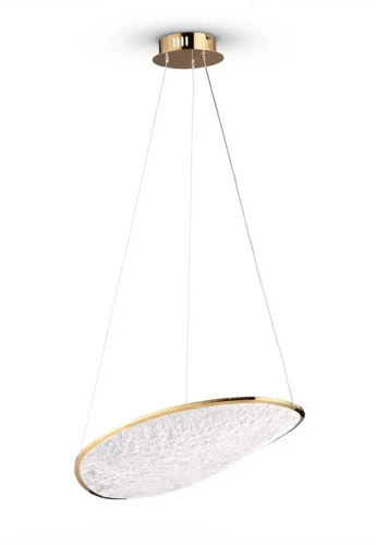 Lampa wisząca wewnętrzna EMPIRE złota - 17W LED 3000K 789lm 220-240V AC IP20