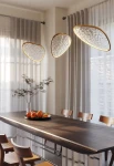 Lampa wisząca wewnętrzna EMPIRE złota - 17W LED 3000K 789lm 220-240V AC IP20 - aranżacja