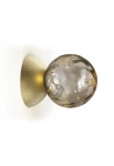 Kinkiet wewnętrzny MURANÉ Ø10 champagne-smoke grey glass - LED 4W 2700K 167lm 220-240V AC ON-OFF IP20 - PANZERI 