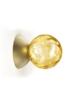 Kinkiet sufitowo-ścienny wewnętrzny nadbudowany MURANÉ Ø10 champagne-caramel glass - LED, 4W, 2700K, CRI>90, 24V DC ON-OFF, IP20 - PANZERI