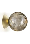 Kinkiet wewnętrzny MURANÉ Ø15 champagne-smoke grey glass - LED 4W 2700K 167lm 220-240V AC ON-OFF IP20 - PANZERI