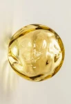 Kinkiet sufitowo-ścienny wewnętrzny MURANÉ Ø15 champagne-bronze glass - LED 4W 2700K 167lm 24V DC ON-OFF IP20 - PANZERI