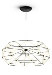 Lampa wisząca wewnętrzna EUCLIDE 920 matowy czarny - LED 92W 2700K 7130lm 24V IP20 ON-OFF - URBAN LIGHTING