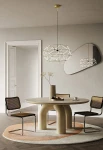 Lampa wisząca wewnętrzna EUCLIDE 700 złota - LED 62W 2700K 4805lm 24V IP20 ON-OFF - URBAN LIGHTING - aranżacja