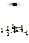 Lampa wisząca wewnętrzna BINGO trawertyn-czarna - 57W LED 3000K 2965lm 220-240V AC IP20