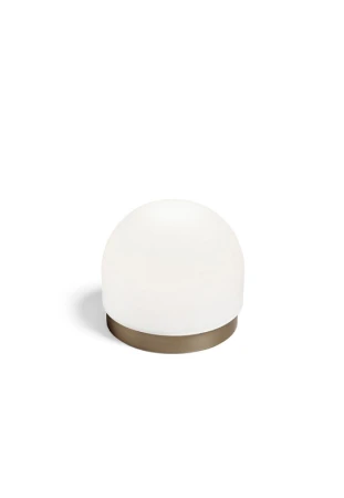 Lampa stołowa wewnętrzna DOMU Ø15 brązowo-biała - 10W LED GX53 220-240V AC IP20 - MILOOX